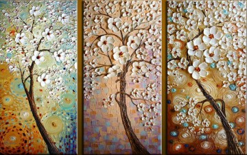 panneaux de floraison Texture 3D Peinture à l'huile